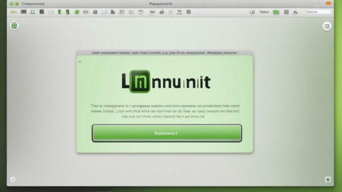 Linux Mint root Passwort zurücksetzen