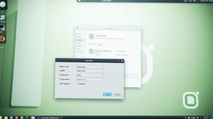 linux mint benutzer anlegen